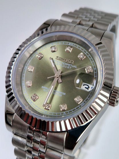 Grøn Diamant - Datejust Mod
