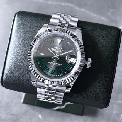 Wimbledon Sølv - Datejust Mod